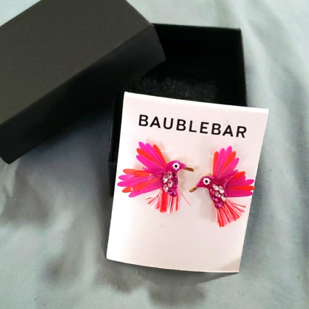 NEW BaubleBar Hummingbird Earrings